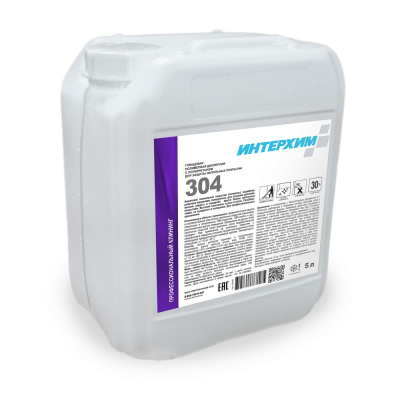 ИНТЕРХИМ 304, глянцевая полимерная защитная  дисперсия с полиуретаном, сухой остаток 30%